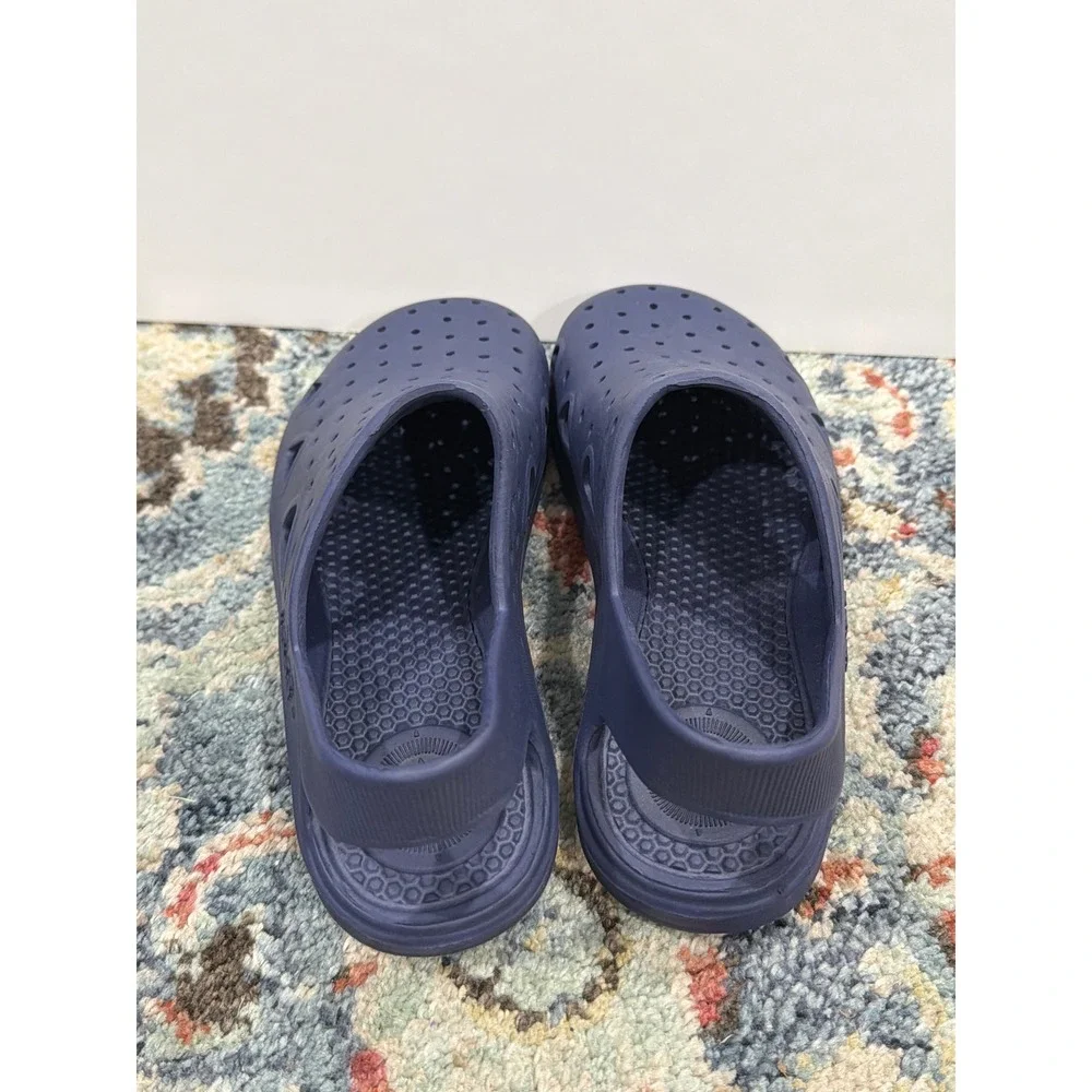 Totes Everywear Clogs Kids Size 13-1 Navy Blue Sol Bounce Slip On EUC